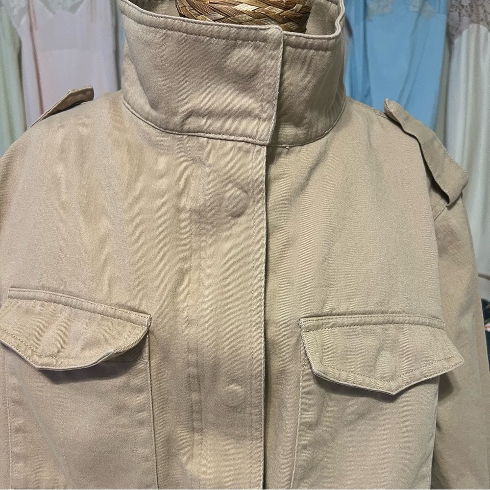 Men's Tan Utility Field Jacket - Picture 15 of 15